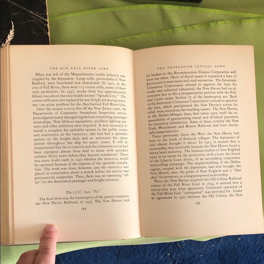 The Old Fall River Line Hardcover Book - Beige Spine - Picture 13 of 14
